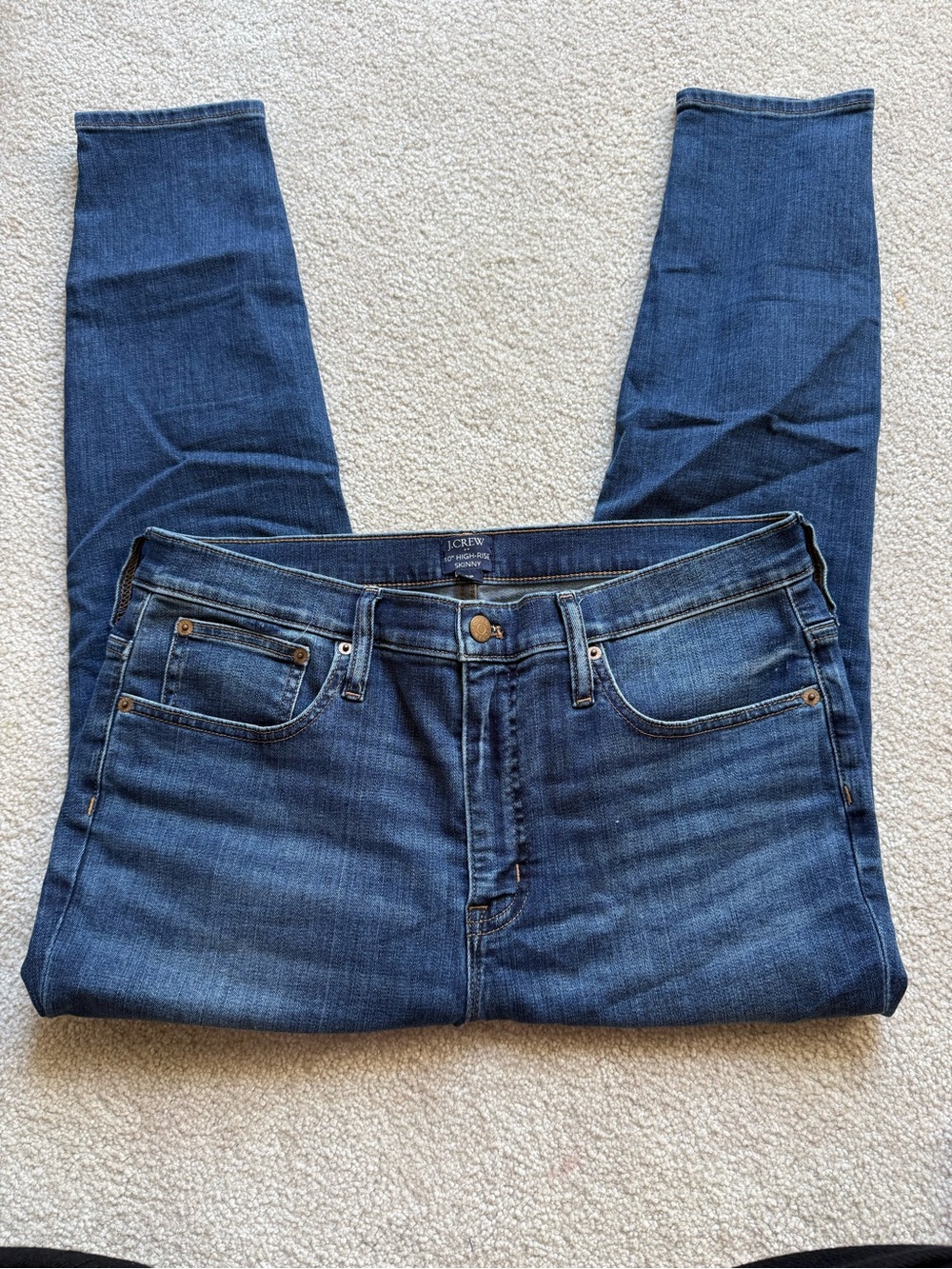 J. Crew Women's 10” High Rise Skinny Jeans